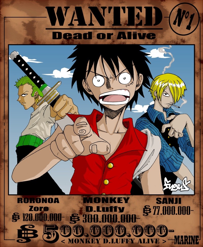 FGS GALLERY ( dessins non signatures ) Luffy-10