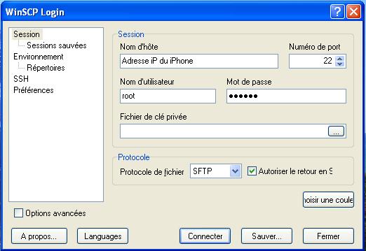 winscp - **TUTO** Se Connecter Avec WinScp Winscp10