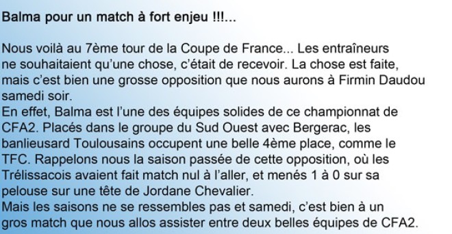 BALMA SPORTING CLUB // CFA2 GROUPE F SUD OUEST - Page 23 Tralis10