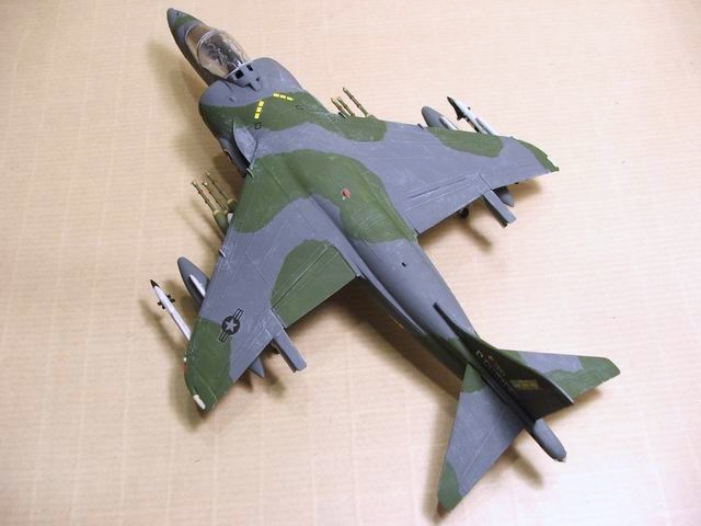 [Harrier 2013] [Italeri] AV8B - Refection d'une vieille maquette.... Harrie10