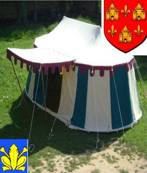 Campement des nouveau vassaux du Duc Zebracolor du Val de Loire Tente_10