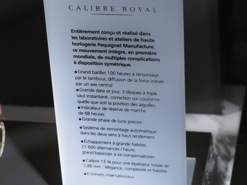 Péquignet, calibre royal, au salon Les Montres 2011 Img_4227