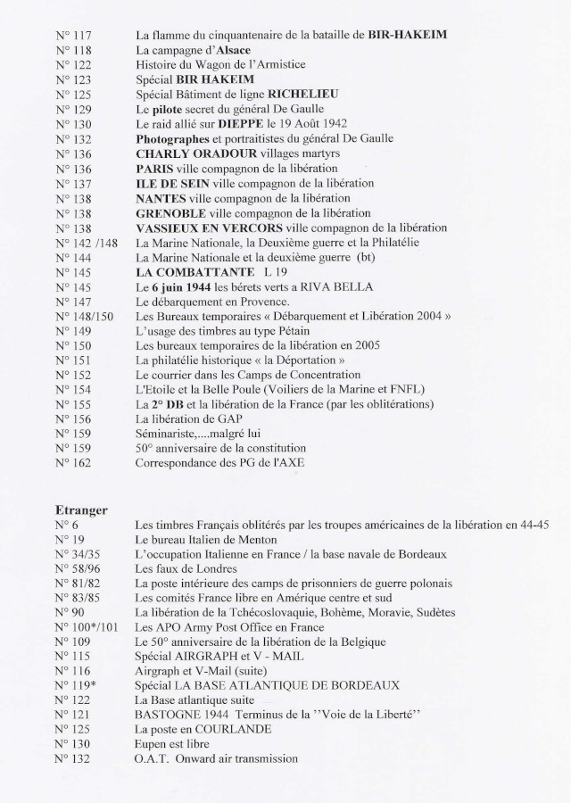 LES PUBLICATIONS DE L'ACTL Index_13