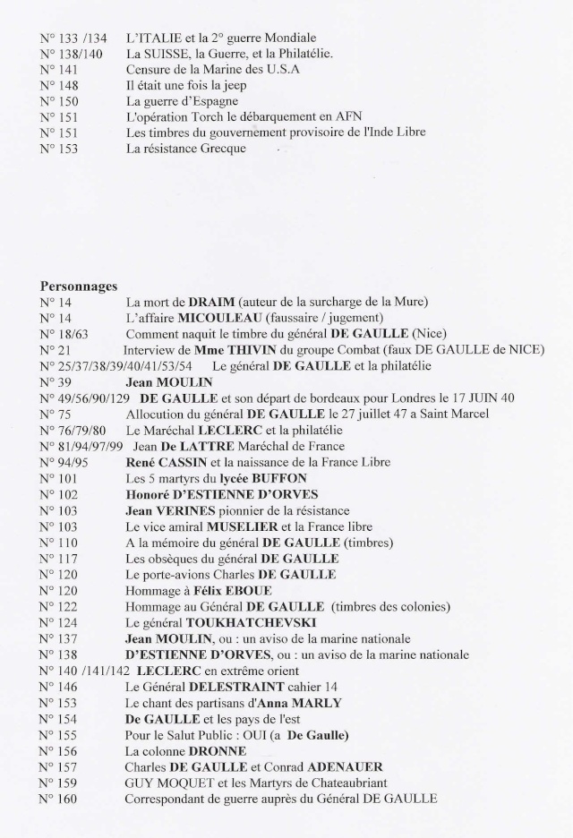 LES PUBLICATIONS DE L'ACTL Index_14