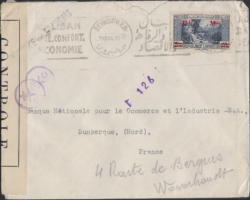 COURRIER DU LIBAN POUR LA FRANCE Liban_12