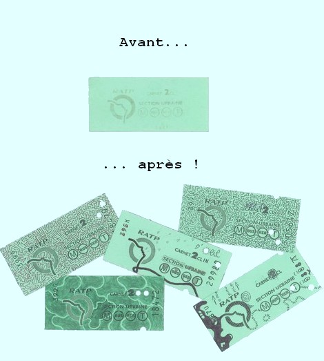 Les tickets de bus/métro/tramway Ticket11