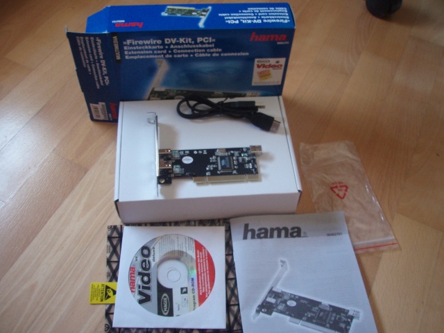Hama Firewire DV-Kit, PCI Pa050011