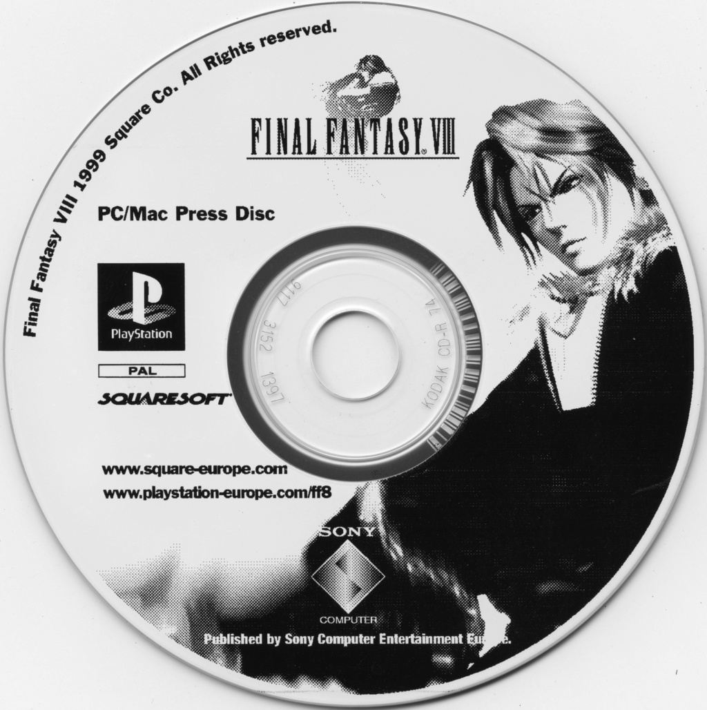 Estimation Final Fantasy VIII 8 Version Promotionnelle Presse Disc_l10