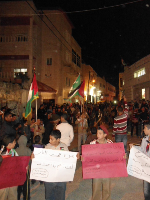 مسيرة كشفية تضامنا مع أهلنا في غزة Dsc00541