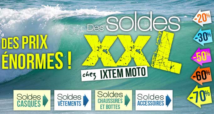 Top départ pour les soldes d'été chez ixtem-moto.com Soldes10