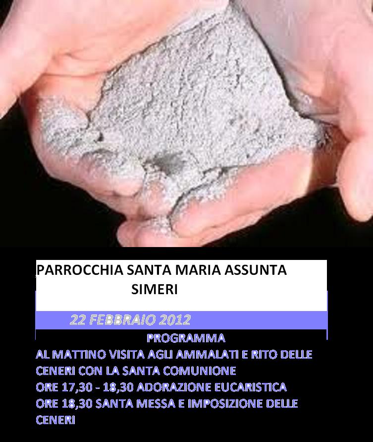 Parrocchia Santa Maria Assunta simeri Ceneri10