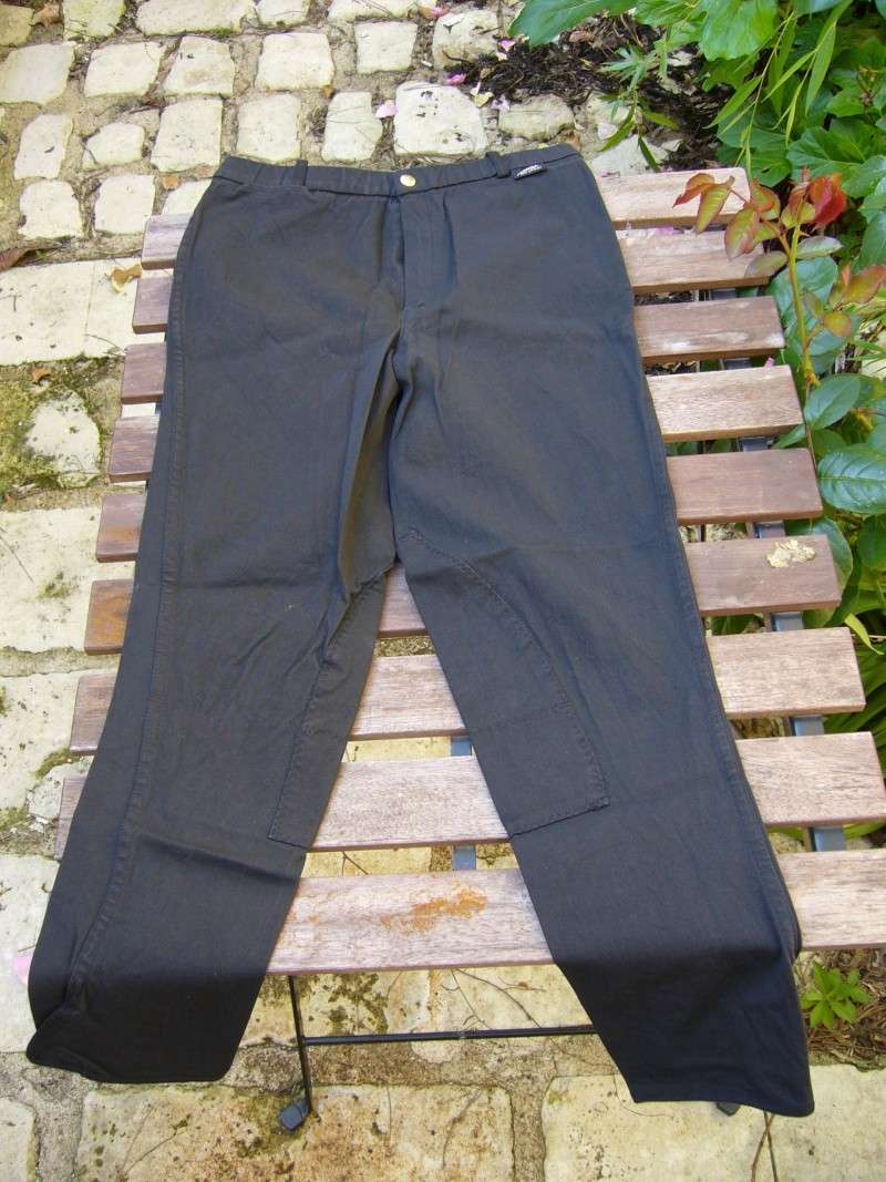 Pantalon d'équitation noir NEUF t.38 P1070714