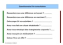 Questionnaire pré-consultation ( version DVS) Questi19