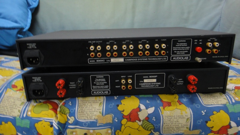 Audiolab 8000C mk II preamplifier and 8000P mk II power amplifier (Used)SOLD Dsc01735
