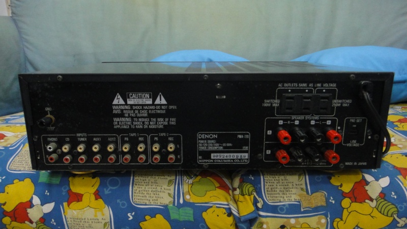 Denon PMA 720 integrated amplifier (Used)SOLD Dsc01834