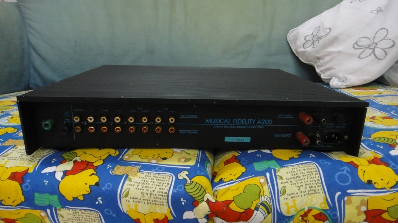 Musical fidelity A 200 integrated amplifier (Used)SOLD Dsc02031