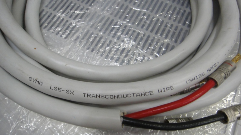 SYMO LS5-SX transconductance speaker cable (Used)SOLD Dsc02215