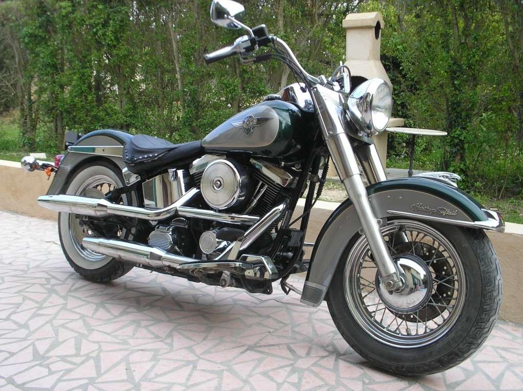 MA NOUVELLE BECANE SOFTAIL HERITAGE DE 1996 P1010079