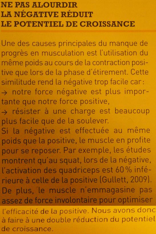 Article: Faut-il ralentir la négative? Negati10