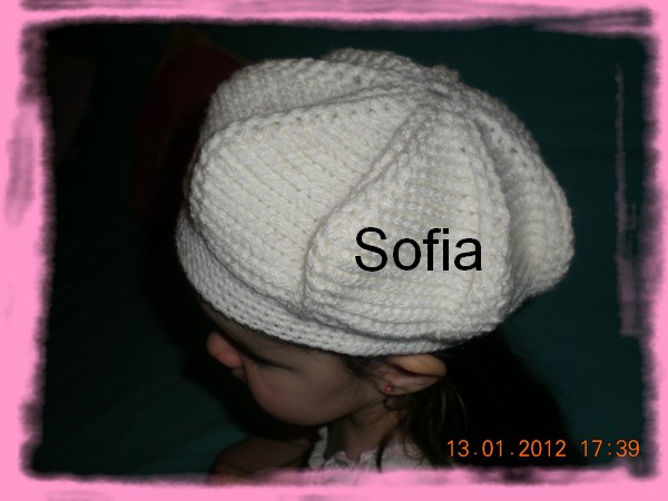 Bonnet blanc taille 2-3 ans Boina_10