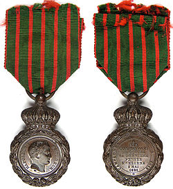 Médaille de Ste Hélène, le site du recensement des récipiendaires. 250px-10