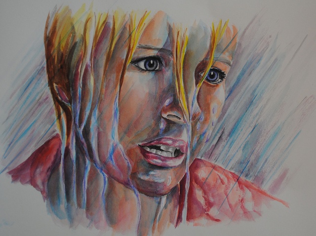 portrait carrment aquarelle  !! Alliso13