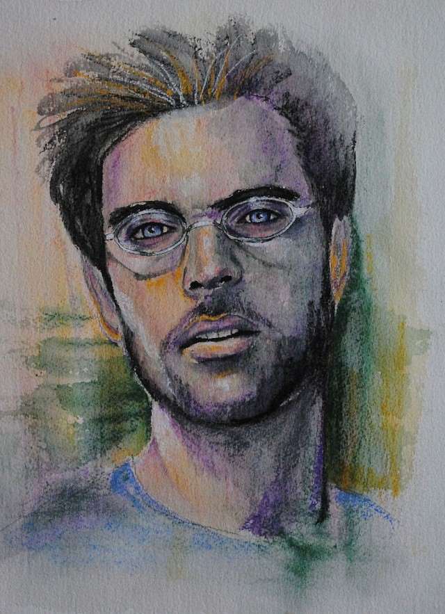 Portrait de plus en plus aquarells .... Michae10