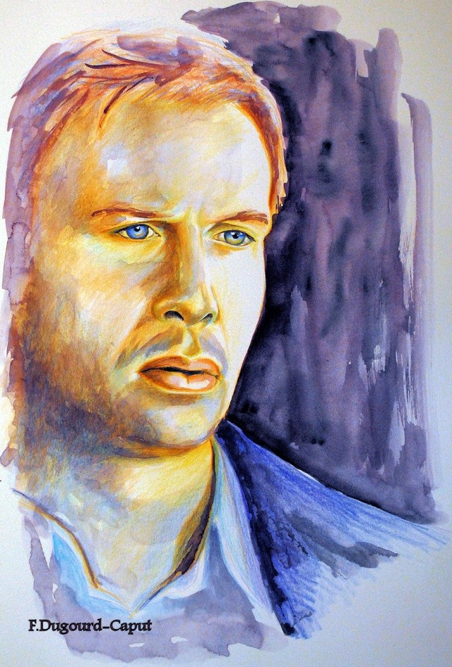 portrait encre et crayon sur bristol  Rupert12