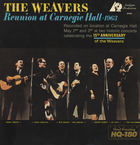 The Weavers reinion at carnegei hall cd (used ) The-we10
