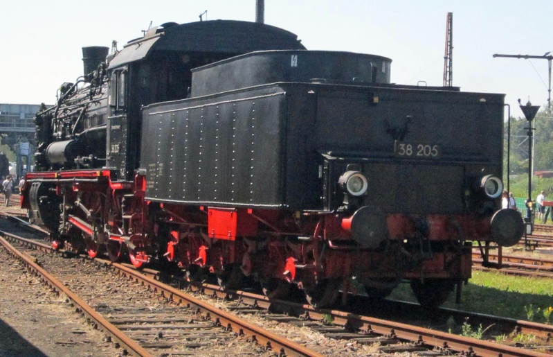 Dampflok 38 205 - der Sächsische Rollwagen Img_0211