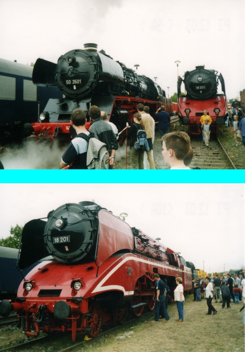 Dampftage Meiningen 2003 - mit roter 18 201 Mei-2011