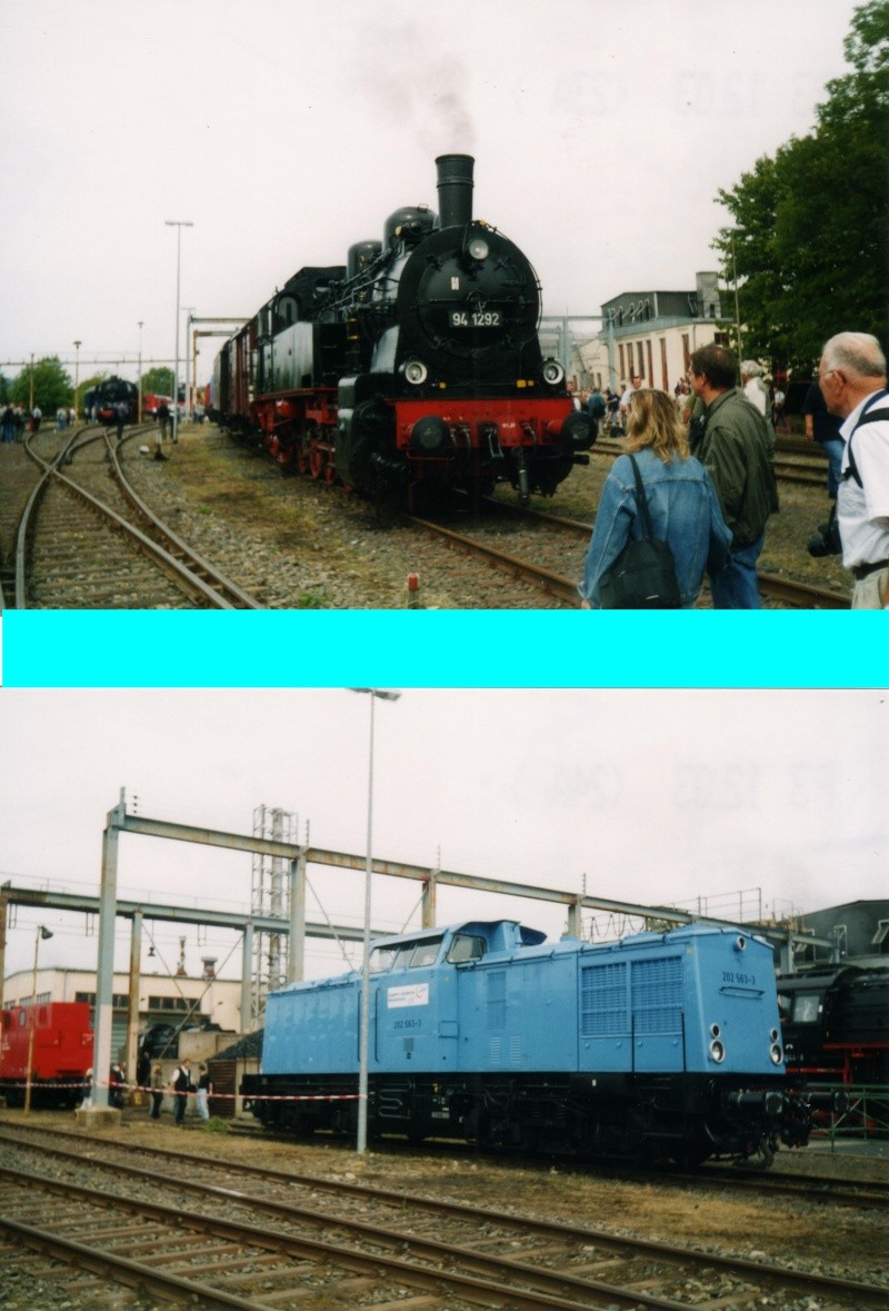 Dampftage Meiningen 2003 - mit roter 18 201 Mei-2015