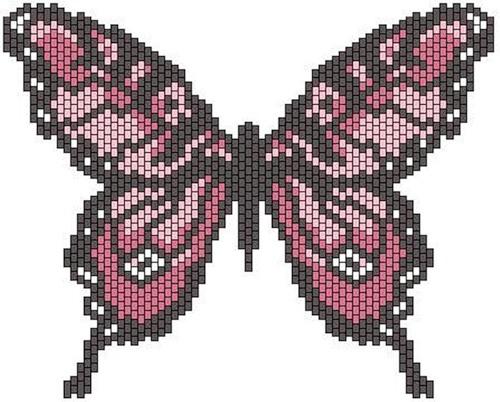 Бабочка Махаон и другие (мозаичное плетение) 31939510