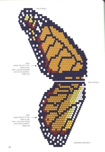 Бабочка Махаон и другие (мозаичное плетение) E3477110