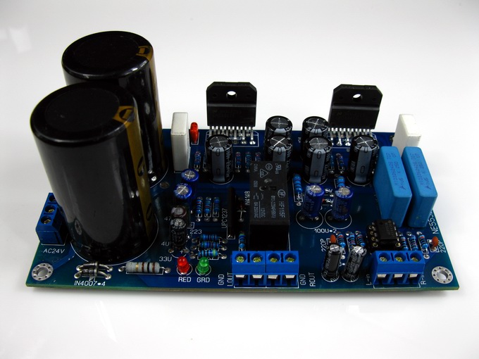 5532 + 3886 Power amplifier board + Protection circuit 3510