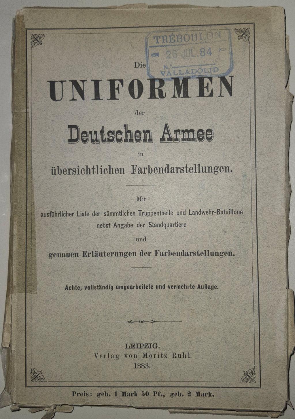 Estimation documentations : Uniformen der Deutschen Armee 20220239