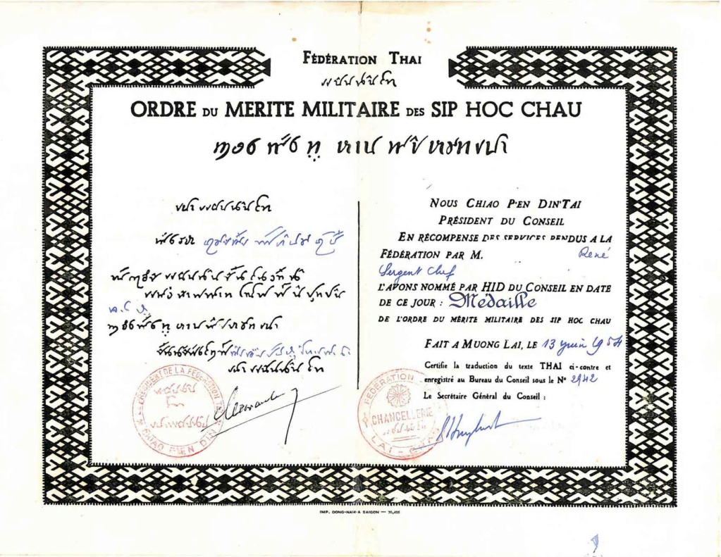 Sip Hoc Chau / Fédération Tai Diplom10
