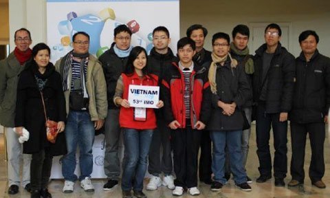 Việt Nam xếp thứ 9 tại kỳ thi Olympic toán quốc tế lần thứ 53 20120711