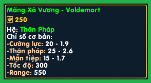 [Guide] Mãng Xà vương - Voldemort : Hoàn mỹ tuyệt độc Ts10