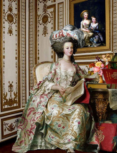 Robes de l'époque de Marie Antoinette 746a8510