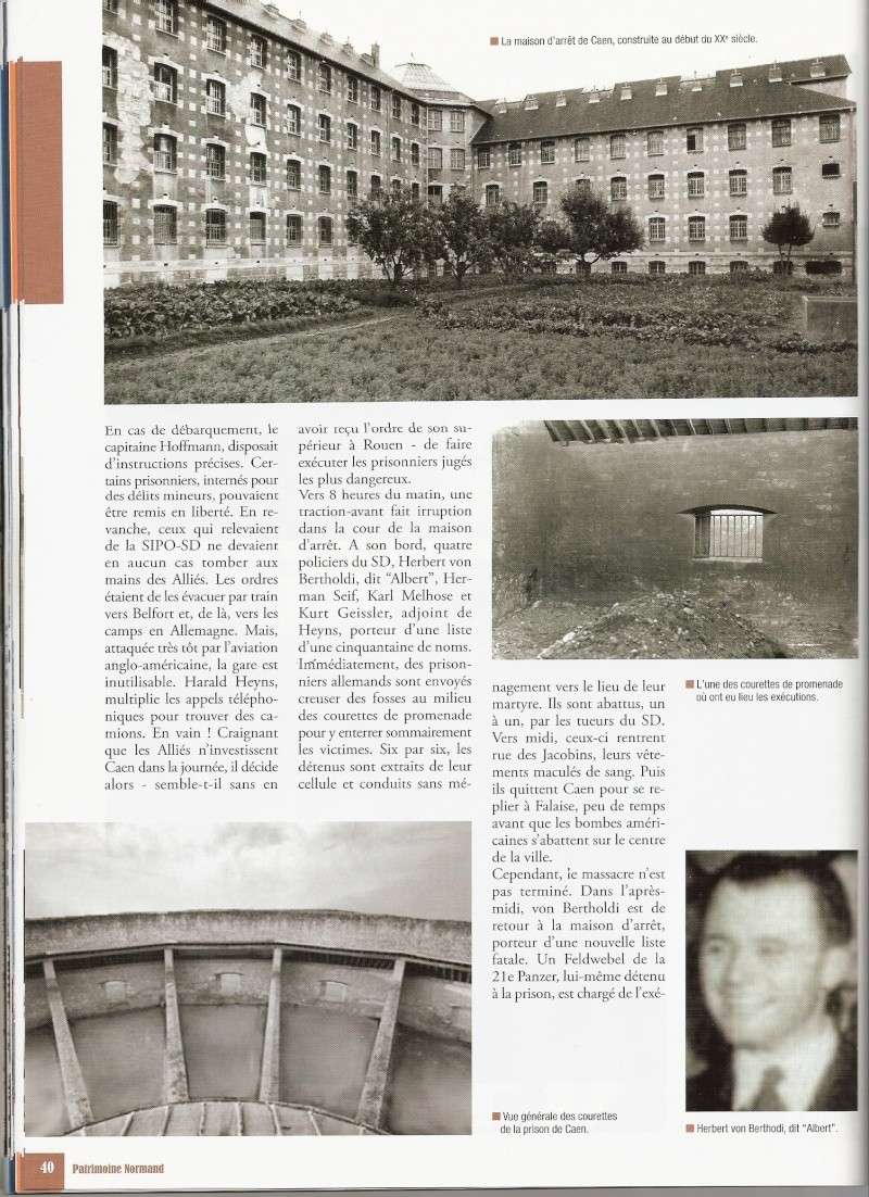 le massacre des nazis à la prison de Caen Caen_015