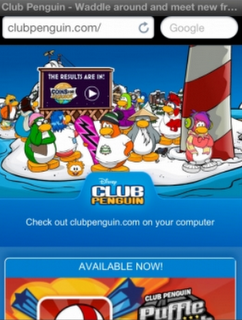 Club Penguin Mobile Site BUG!!! Bug10