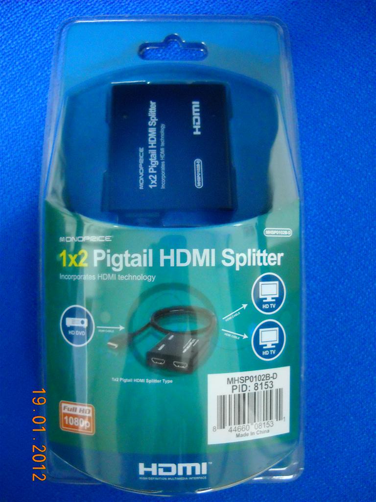 1 to 2 output HDMI Splitter [NEW]~ SOLD~ Dscn1011