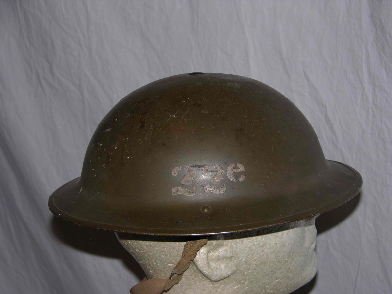 Royal 22e Regiment Vandoos Stenciled Helmet Kgrhqr12