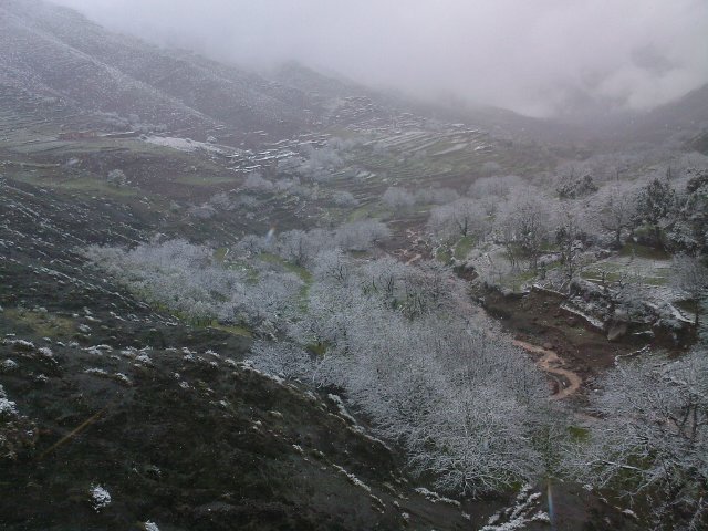 تساقط الثلوج أعالي جبال الاطلس الكبير منطقة ايت امديس Photo027