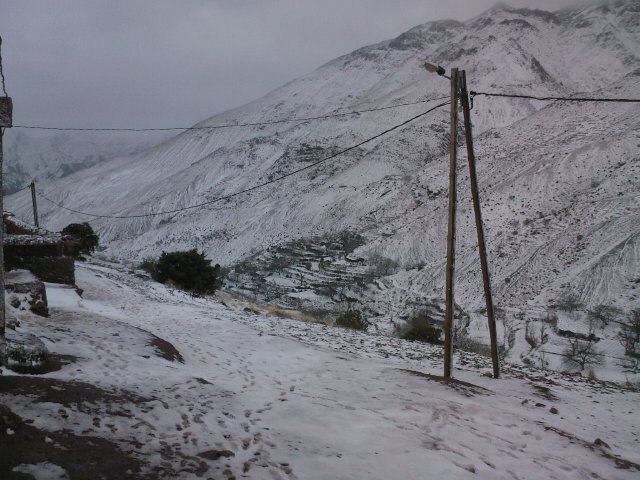 تساقط الثلوج أعالي جبال الاطلس الكبير منطقة ايت امديس Photo028