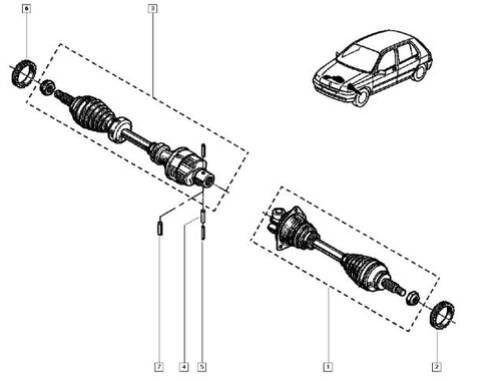 renault clio 2 1.2 essence ] remplacer les cardans - Page 1