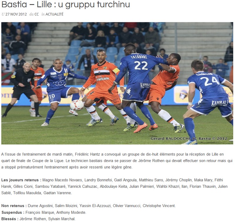 CdL : Bastia 0-3 Lille S60