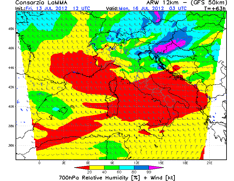 Osservazioni 14-15 luglio. Rh700z23