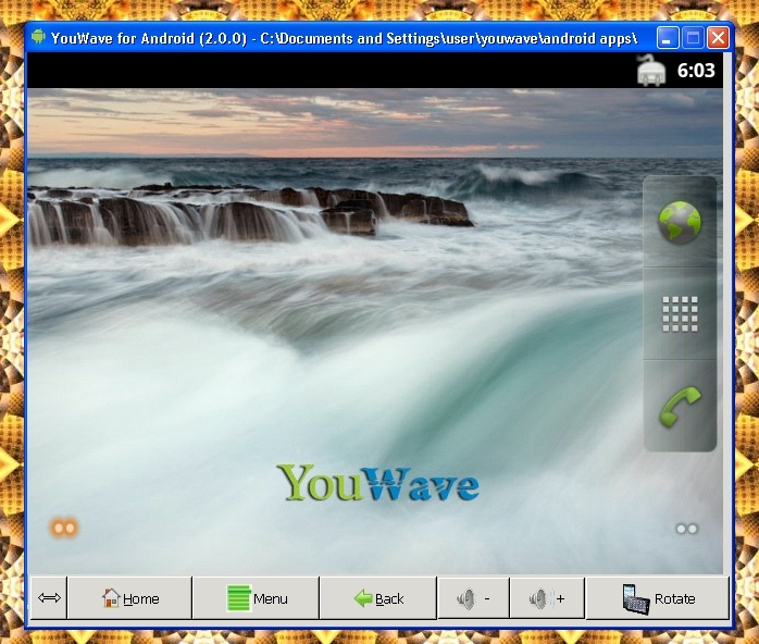 YouWave | Android Emulator for PC Homesc10